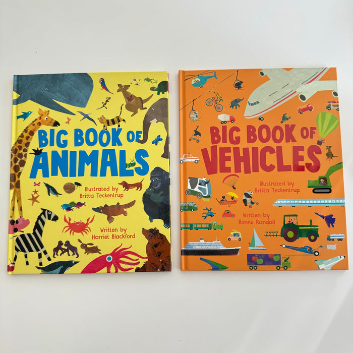 Big Book Set of 2 - Animals & Vehicles