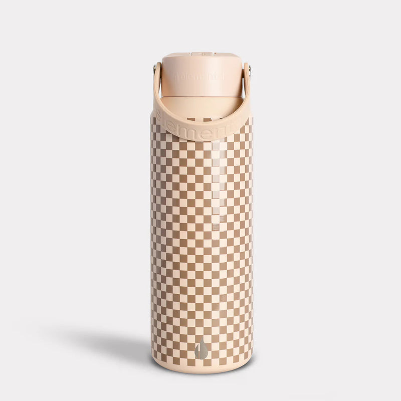 40oz Core Bottle - Brown Check