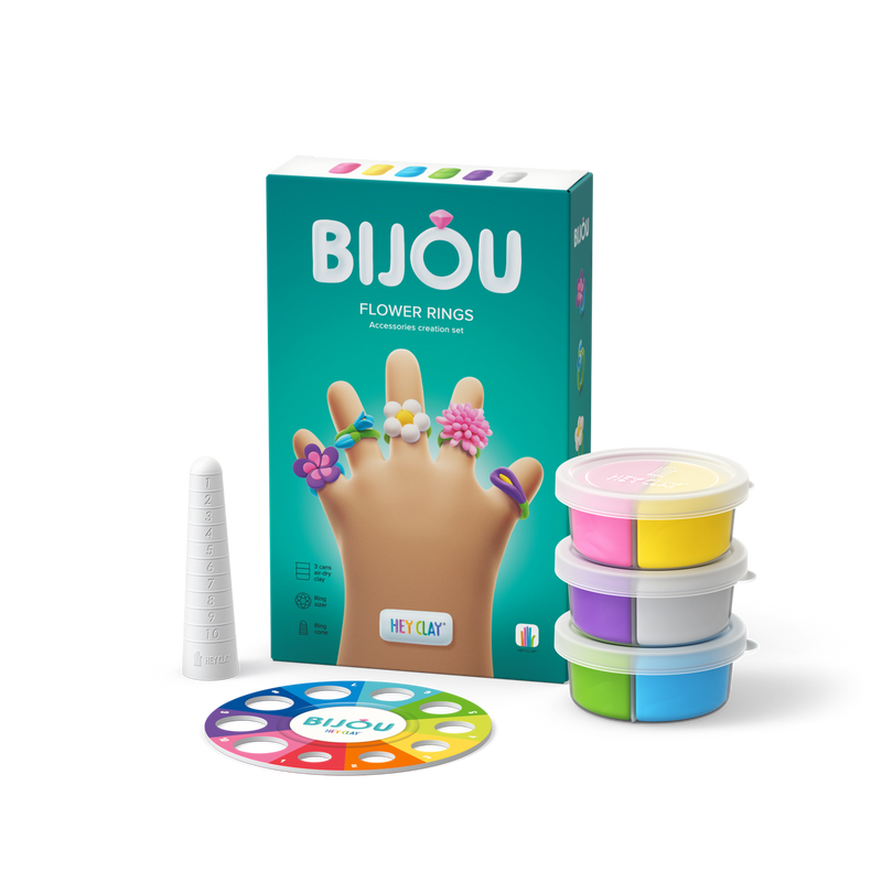 Hey Clay - Bijou Flower Rings