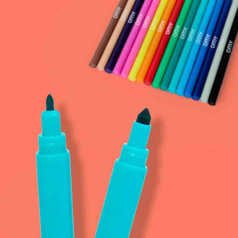 Super Clean Felt-tips (16 colours)