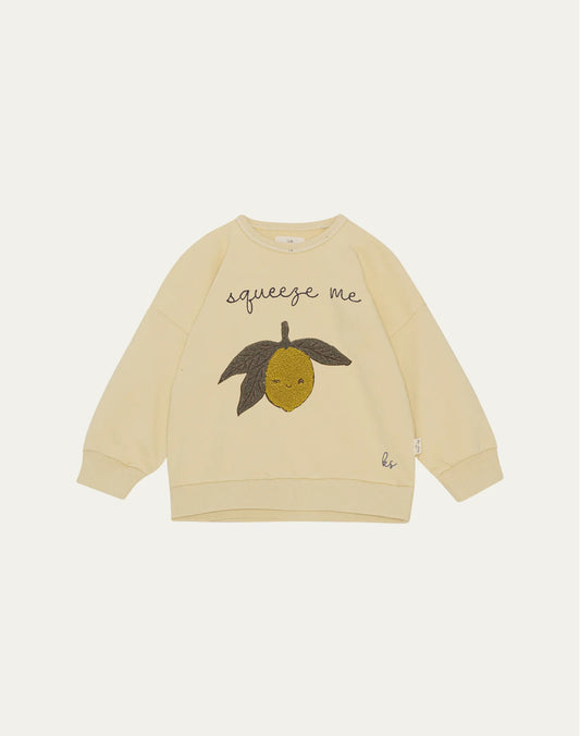 Konged Slojd Lemon Crewneck Size 3Y