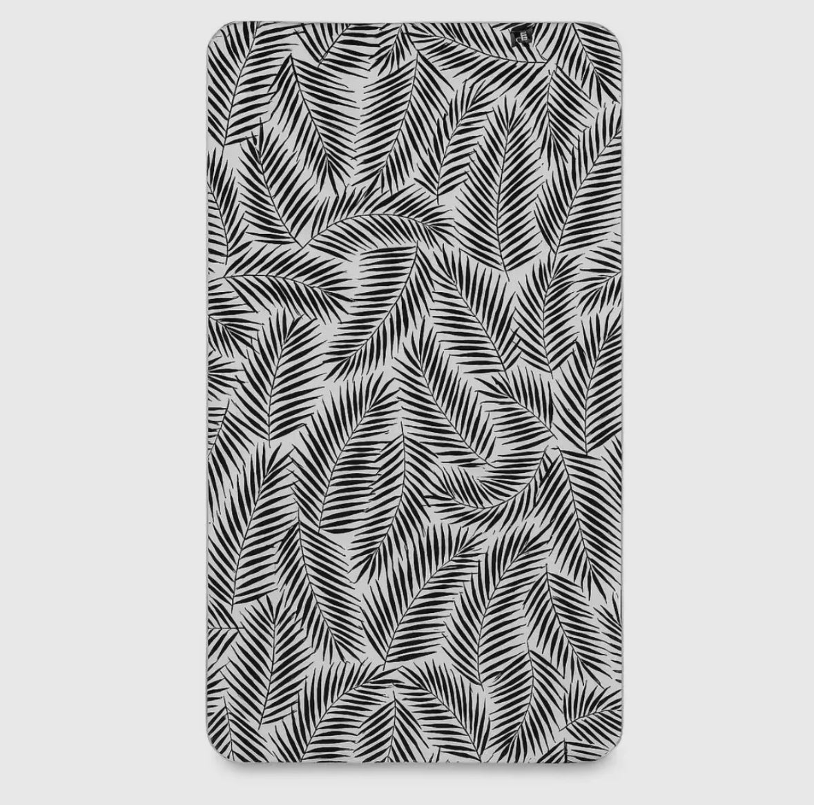 XL Oversized UPF50 Sunscreen Towel (Black Palm)