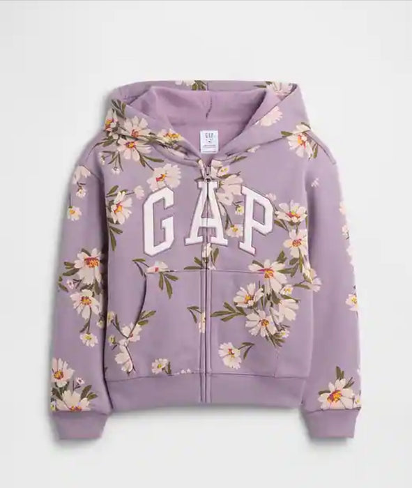 클래식 걸스 후드 자켓 (플로럴)