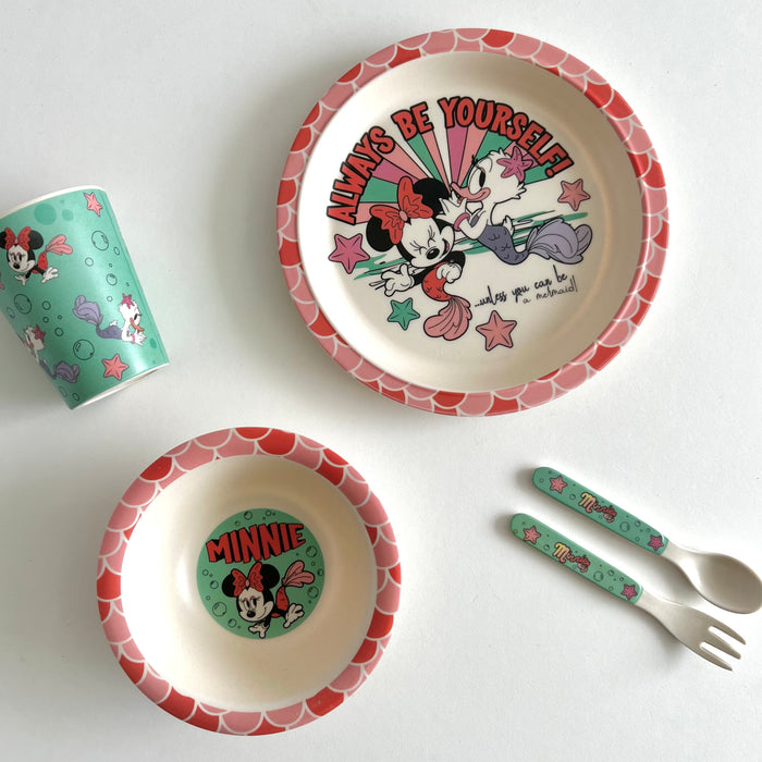 Disney Bamboo Dinnerware Set 5pcs(Minnie Always Be Yours)