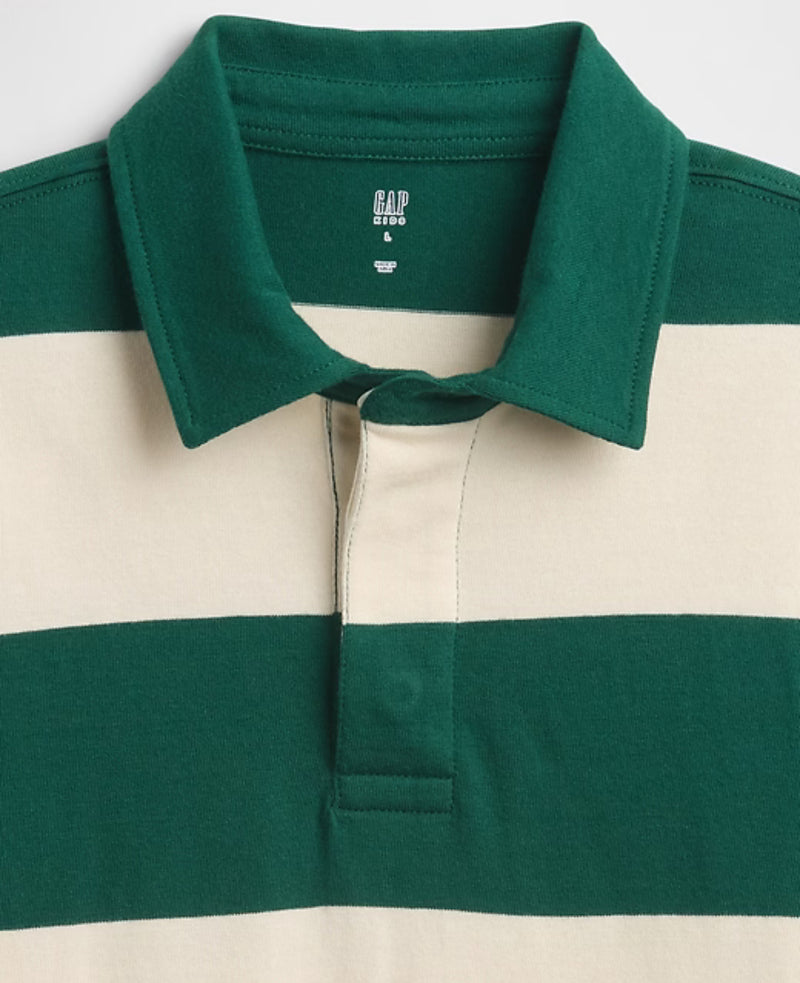 럭비 스트라입 셔츠 (그린)