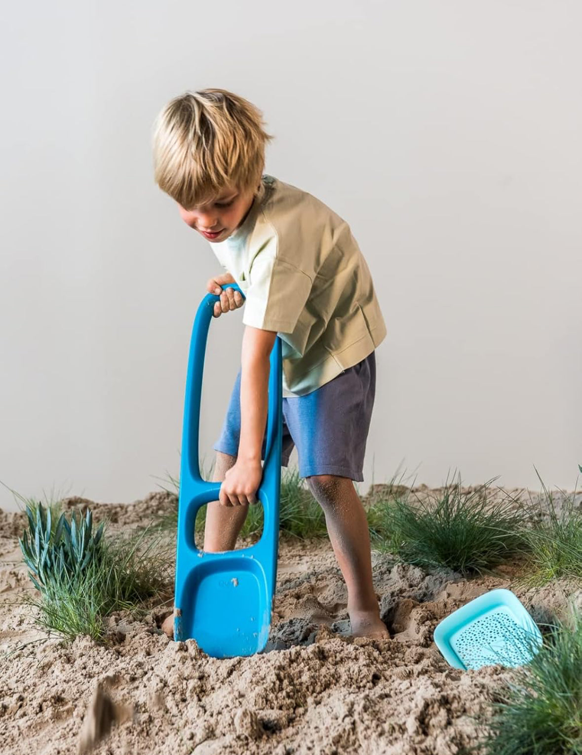 Kids Shovel Easy-Grip (Ocean)