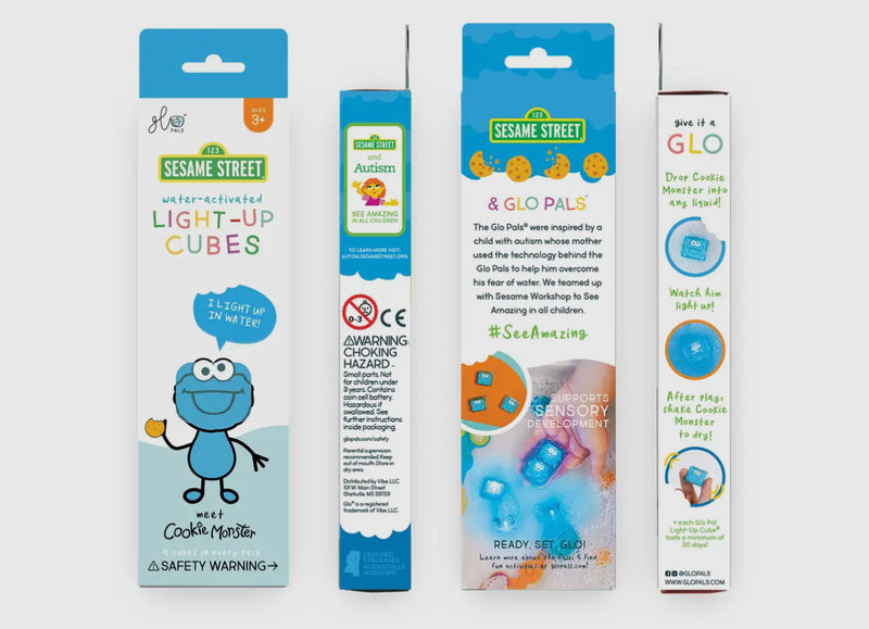 Cookie Monster Light Up Cubes