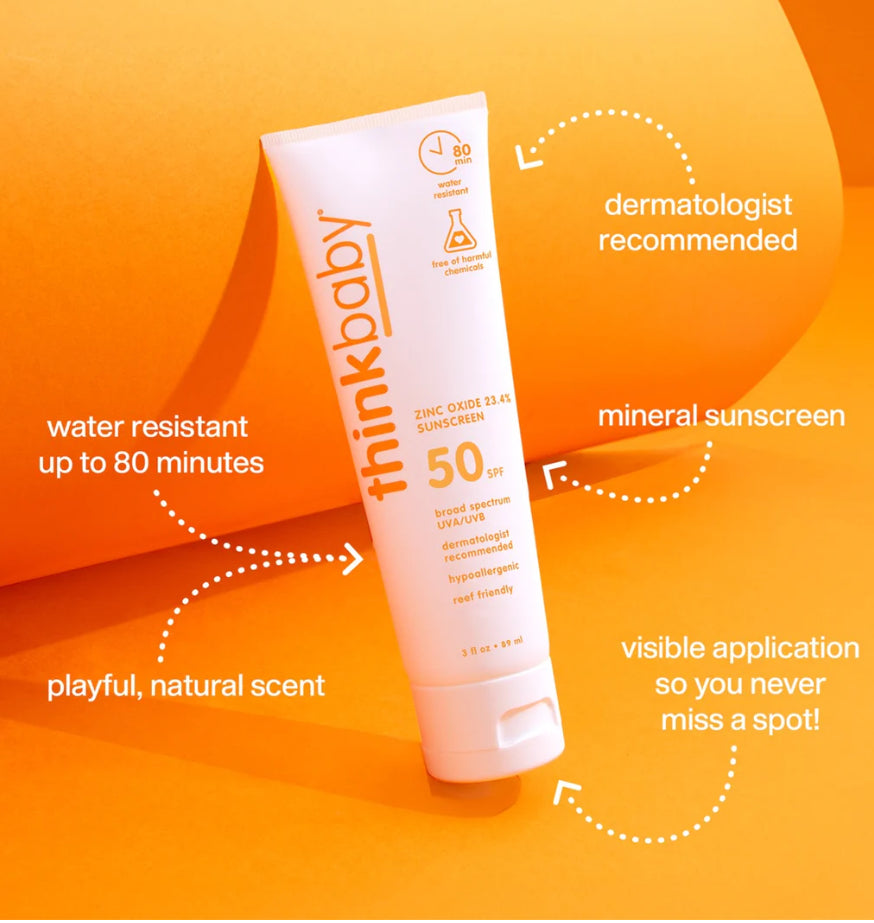 Thinkbaby SPF50 Sunscreen, 3oz