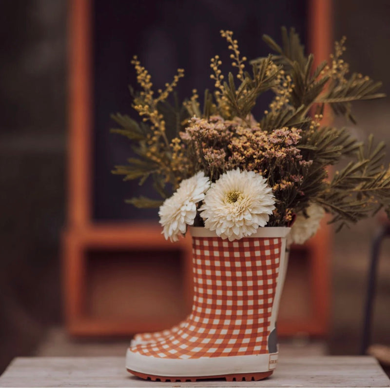 G&C Rain Boots (Sienna Gingham)
