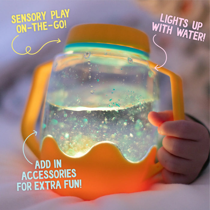 Sensory Play Jar- Orange Only