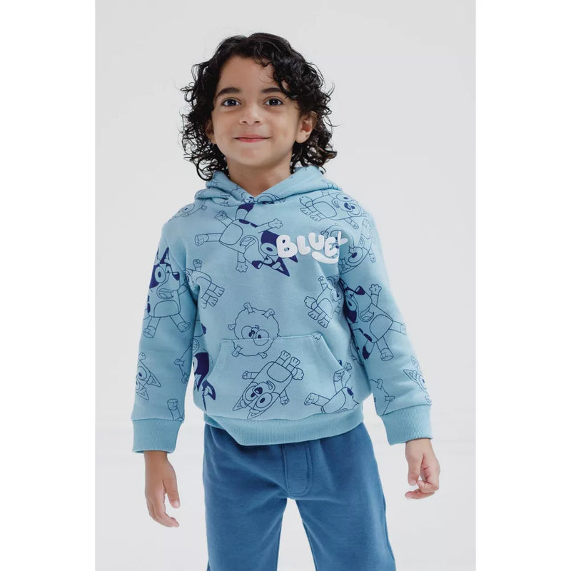 Bluey Fleece Hoodie and Pants Outfit Set