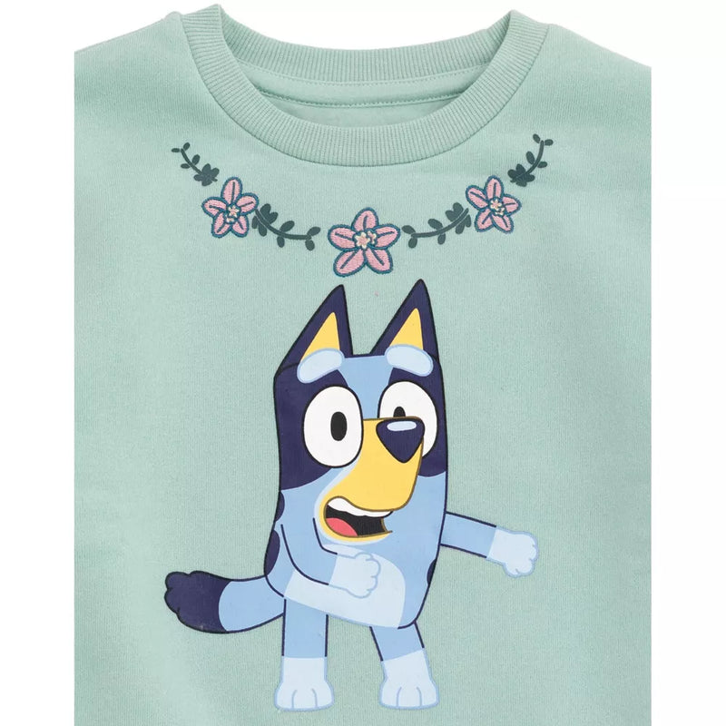 Bluey Little Girls Fleece and Skorts Set