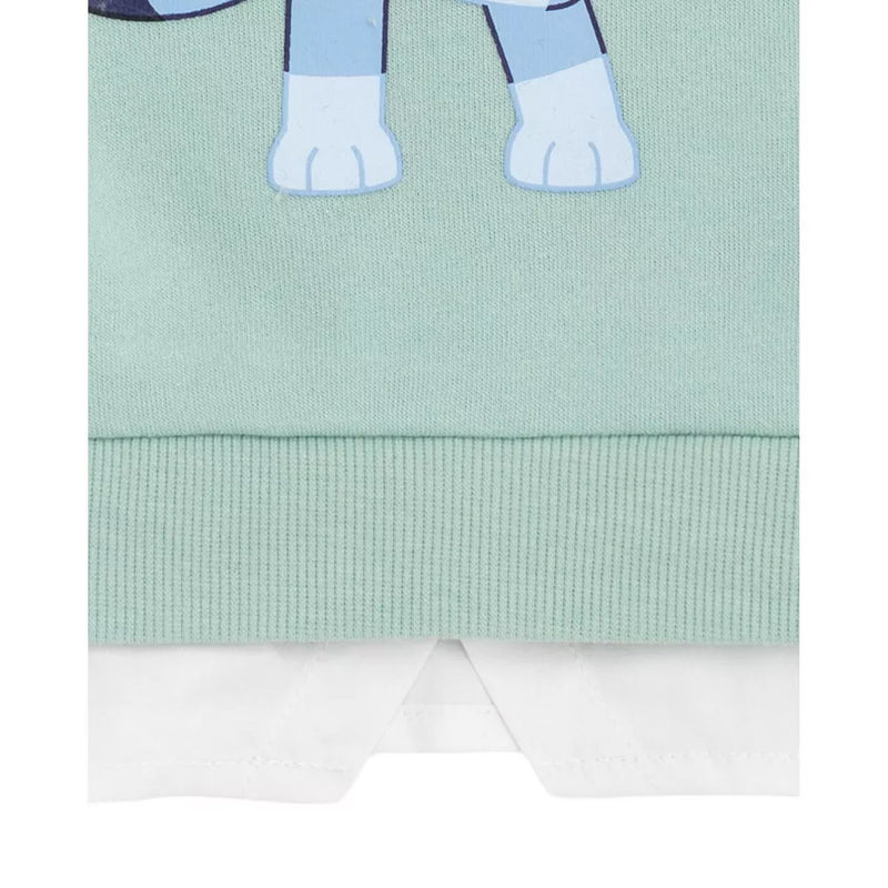 Bluey Little Girls Fleece and Skorts Set