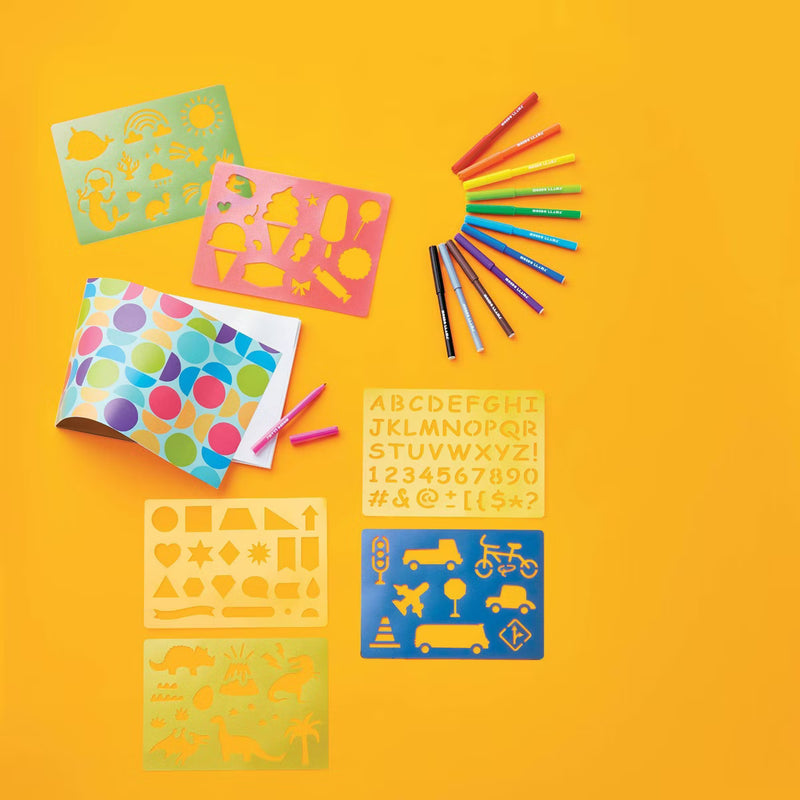 Super Sketches Stencil Set