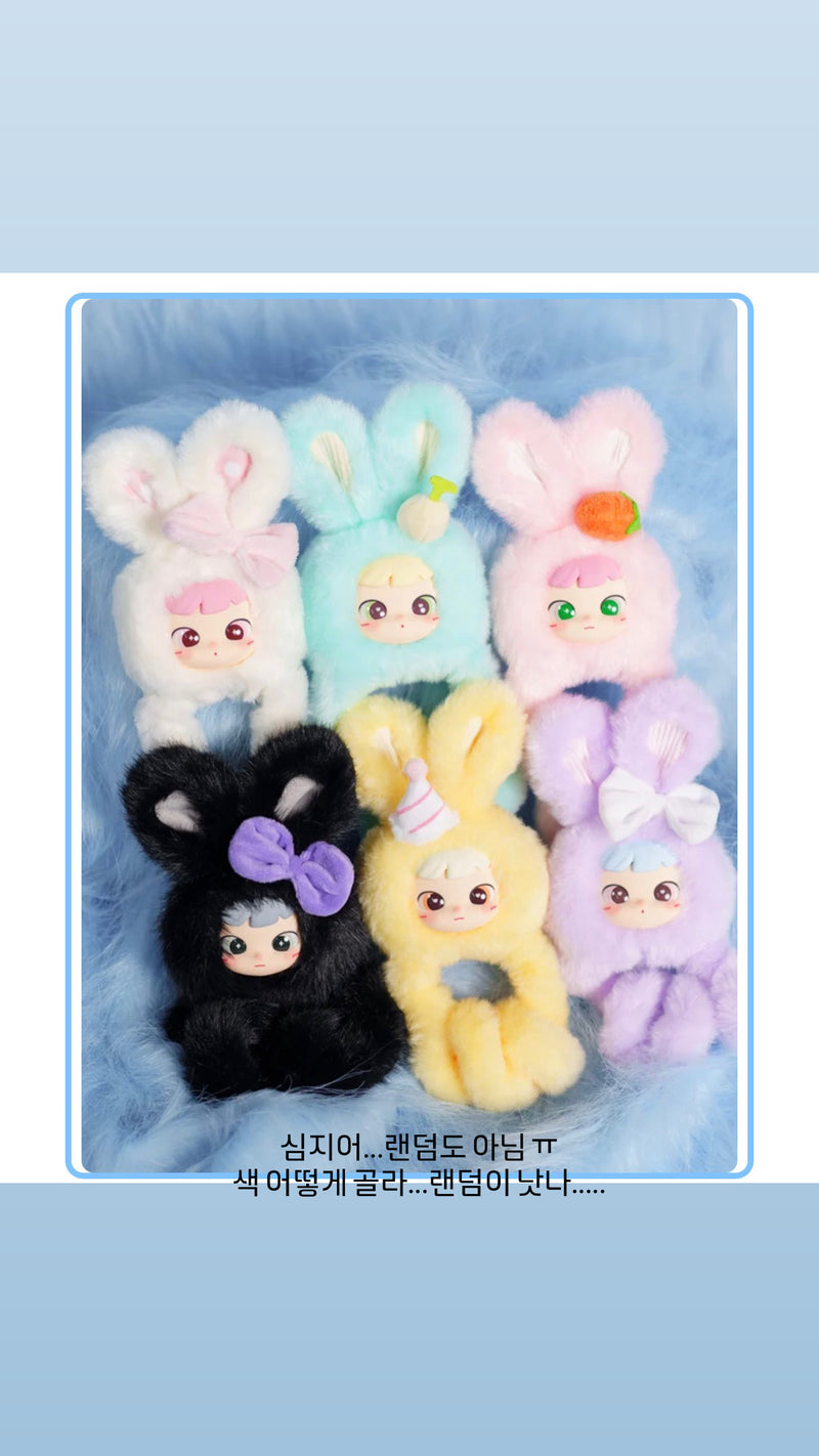 Tangle Furry Bunny Plush Pendant