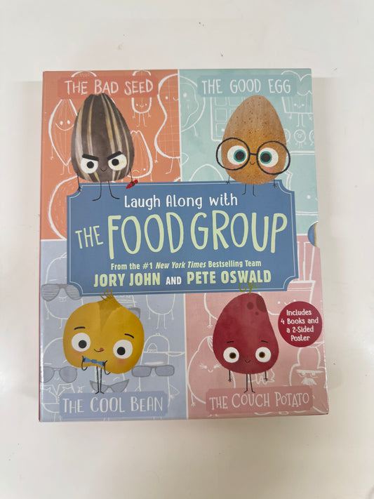 4 books set- Laugh Along with the Food Group (hard cover)