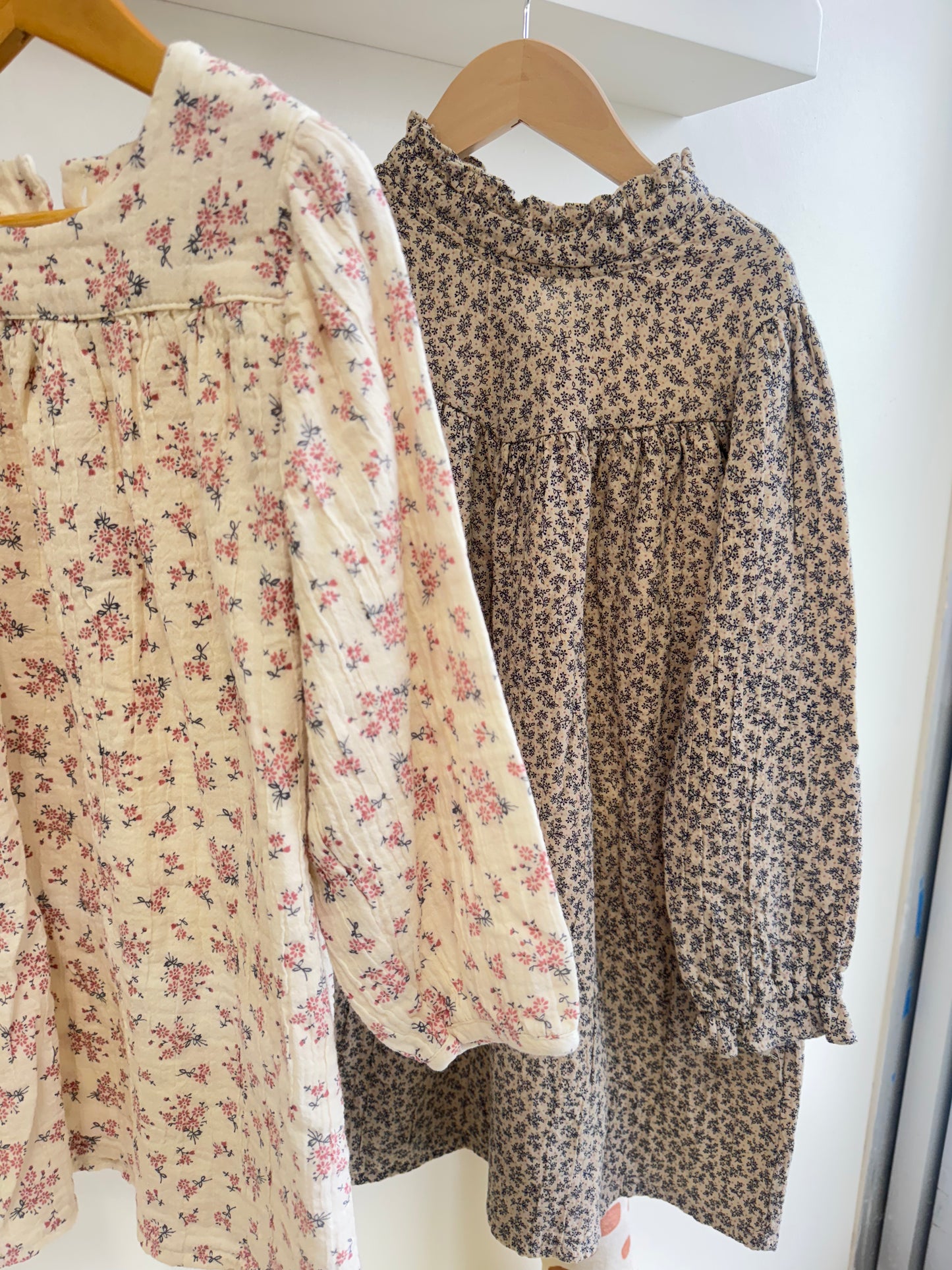 Floral Long Sleeve Dress (Linen)