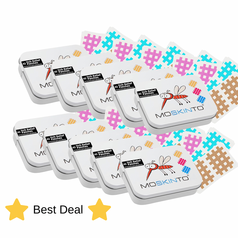10 x Moskinto 42ct : The Original Itch Relief Patch