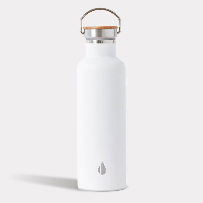 Matte White Classic 25oz Water Bottle