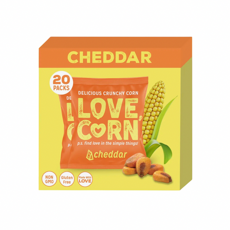 LOVE CORN Cheddar 0.7oz X 20개입 개별포장 20 Bags
