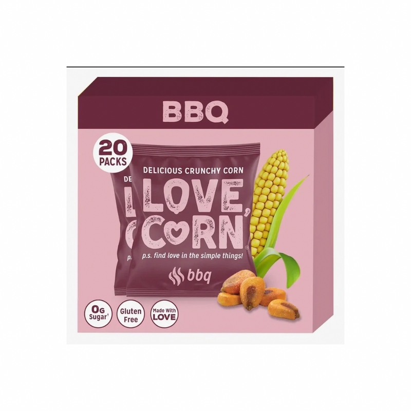 LOVE CORN BBQ 0.7oz X 20개입 개별포장 20 Bags