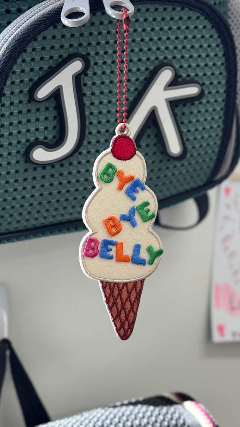 Ice Cream Charm Keychain