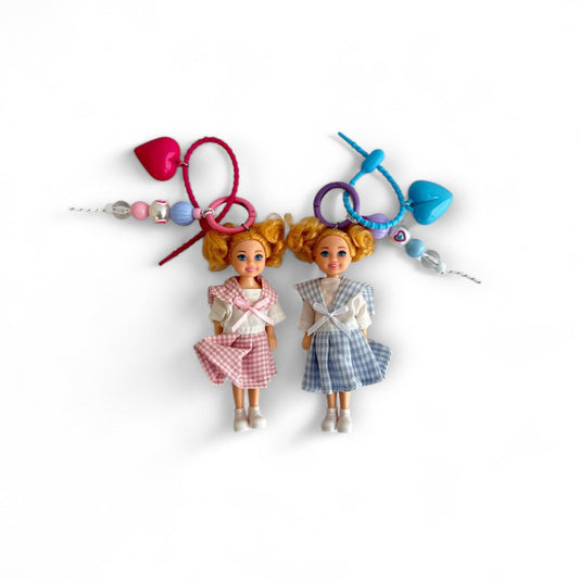 Key Ring Doll with Charms