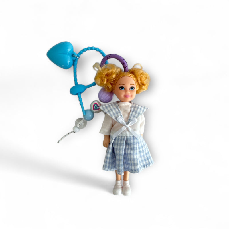 Key Ring Doll with Charms