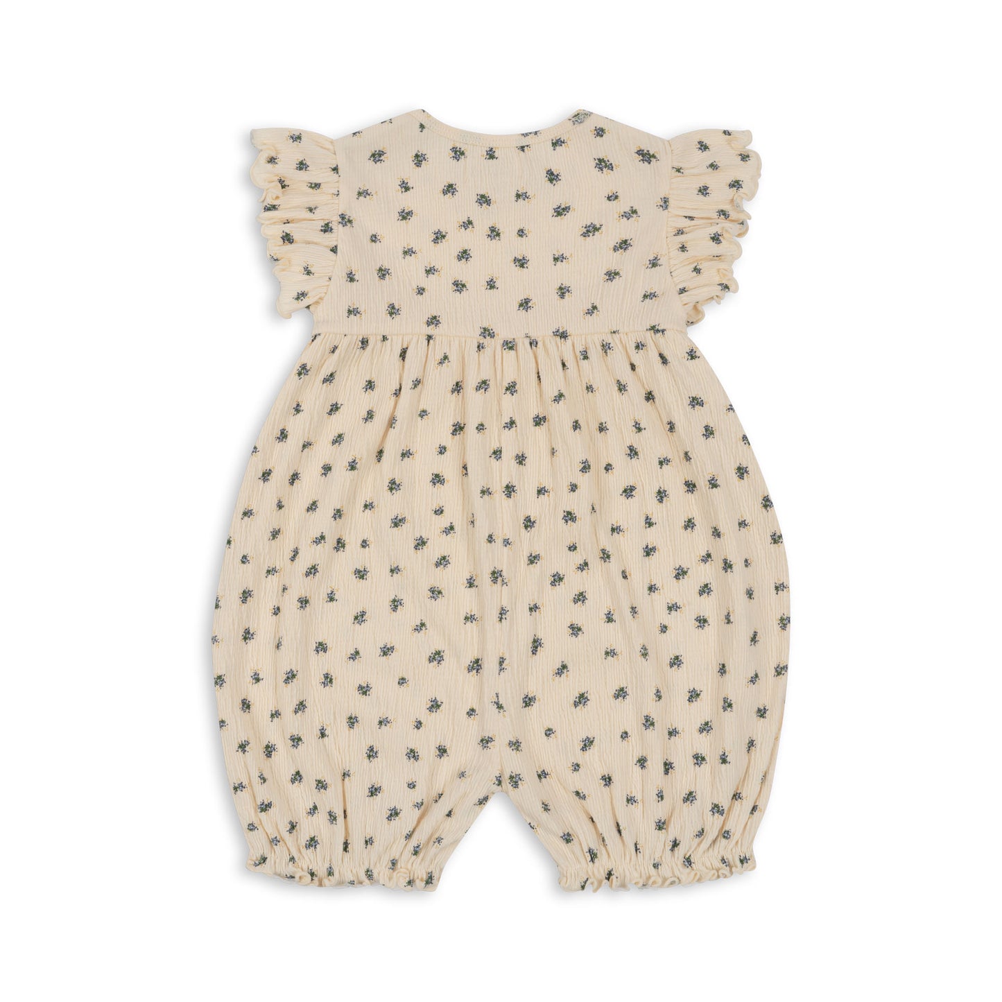 Chleo Frill Romper Gots - Bloomie Blue