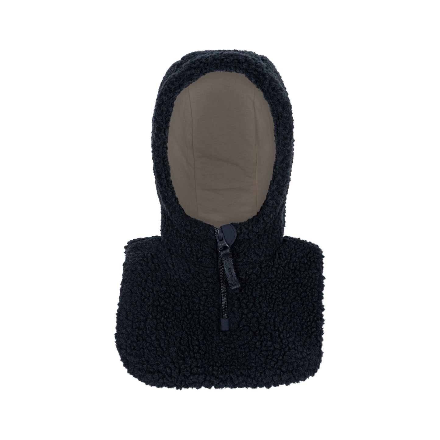 Teddy Neck Warmer and Hood - Total Eclipse