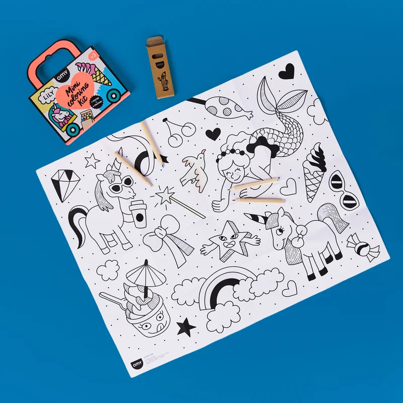 Mini Coloring Kit - Lily