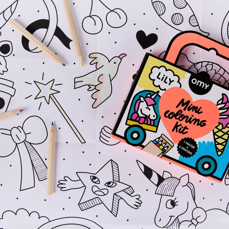 Mini Coloring Kit - Lily