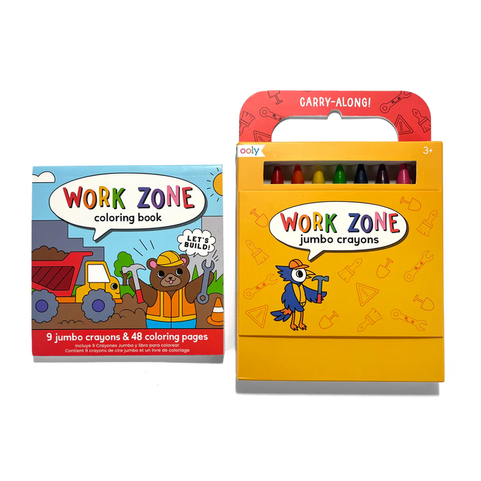 Carry Along! Work Zone Coloring book