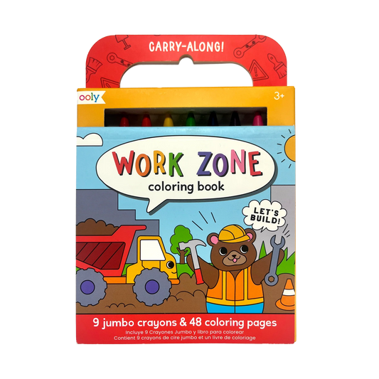 Carry Along! Work Zone Coloring book