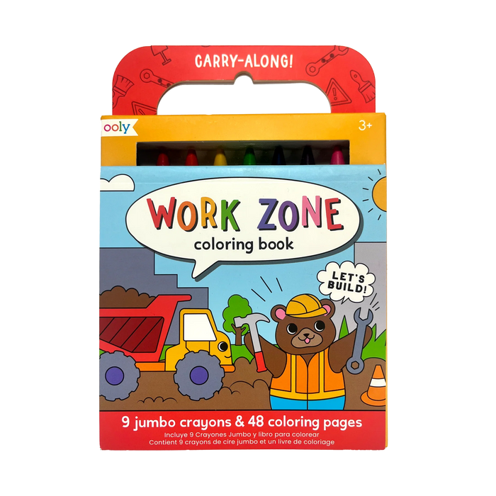 Ooly Work Zone Coloring Book