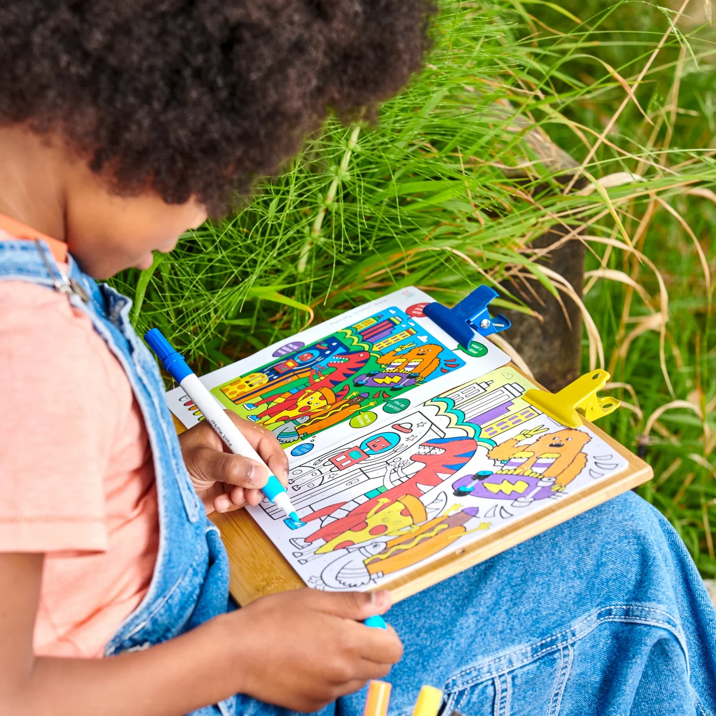 Colortopia Color By Number Paint Marker Kit - Epic Adventure