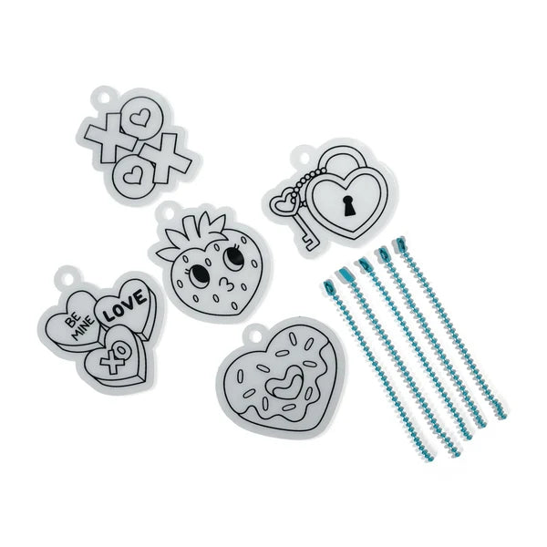 Shrink-Its! Mini DIY Shrink Art Kit - Hug & Kisses