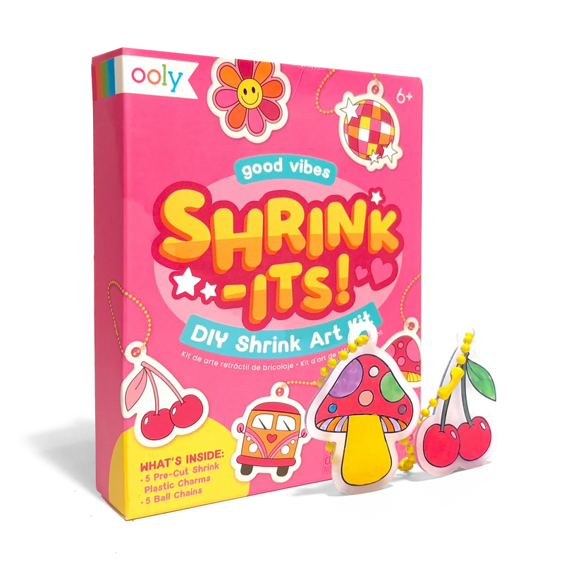 Shrink-Its! Mini DIY Shrink Art Kit - Good Vibes