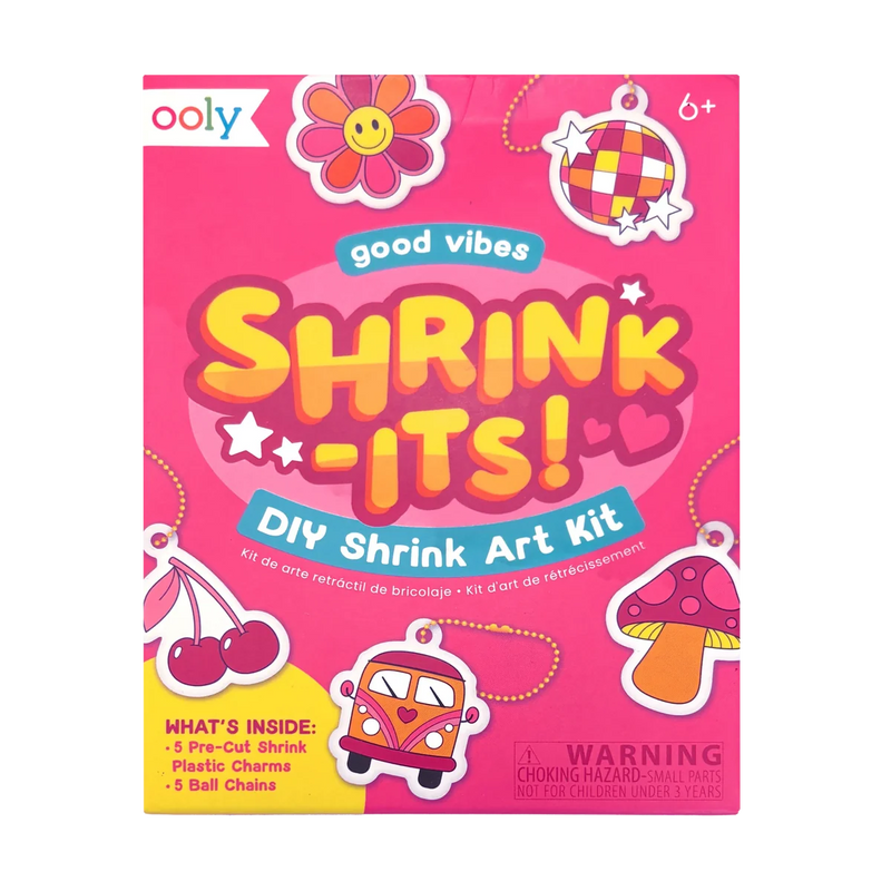 Shrink-Its! Mini DIY Shrink Art Kit - Good Vibes