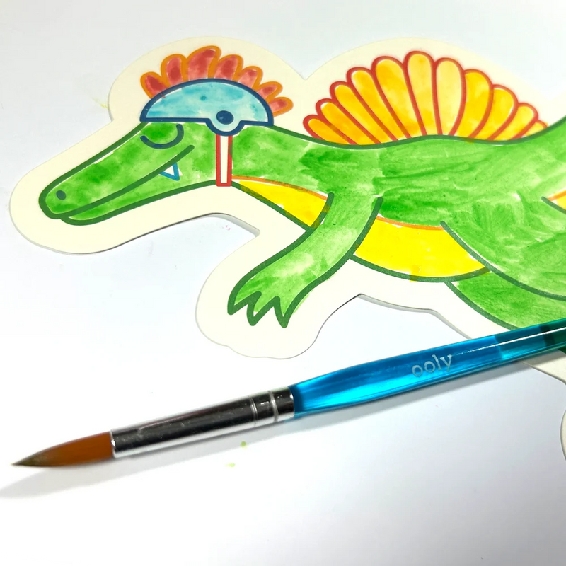 Easy Watercolor Painting Kit (Dinos)