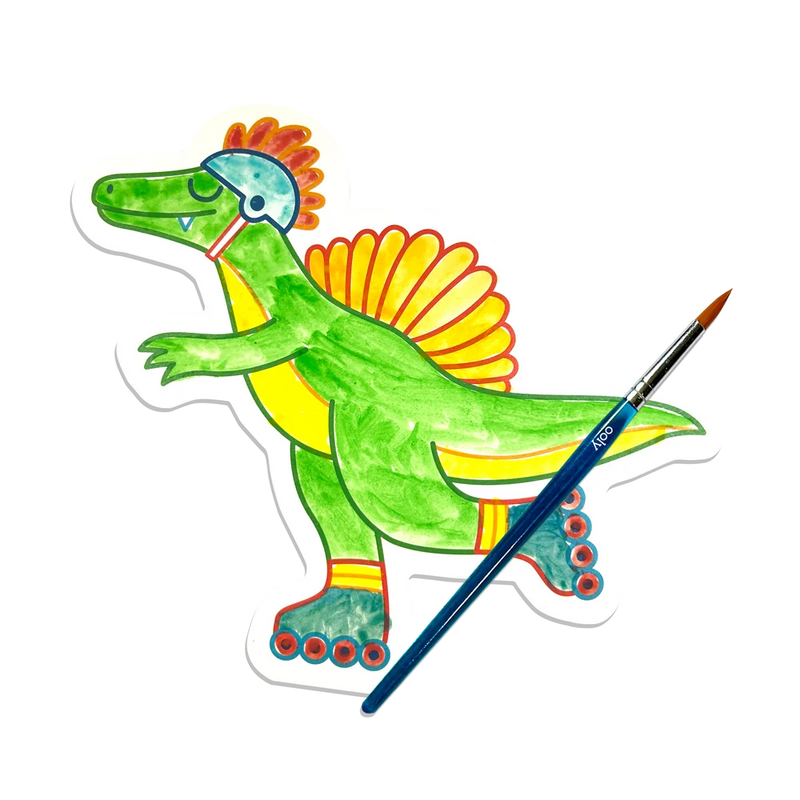 Easy Watercolor Painting Kit (Dinos)