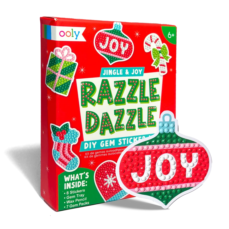 Razzle Dazzle Mini DIY Gem Sticker Kit - Jingle & Joy