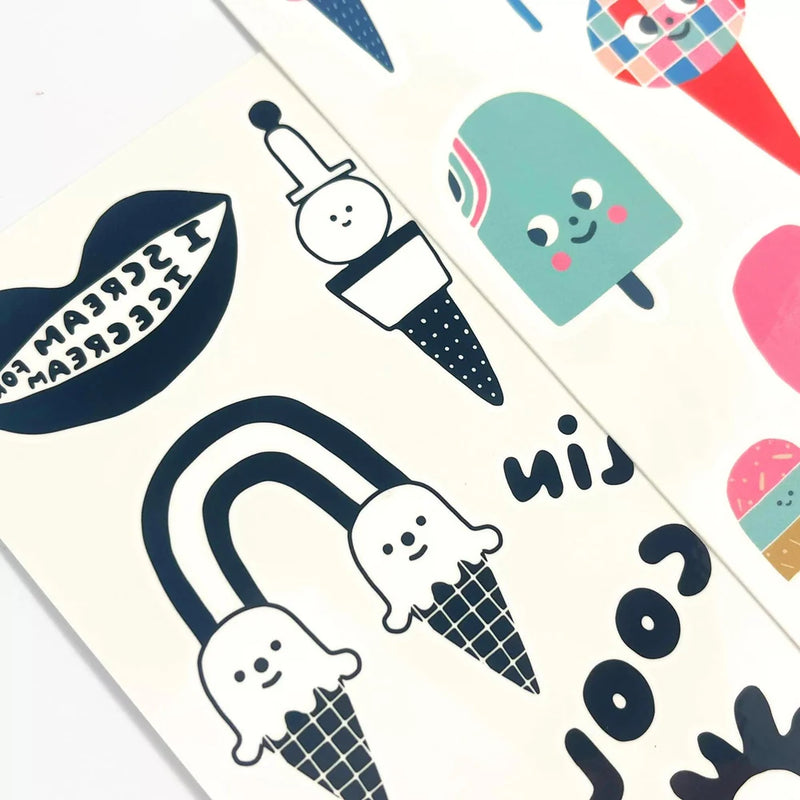 Ice cream party Tattoo
