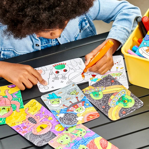 Hidden Pattern Coloring Cards – Dino Tales