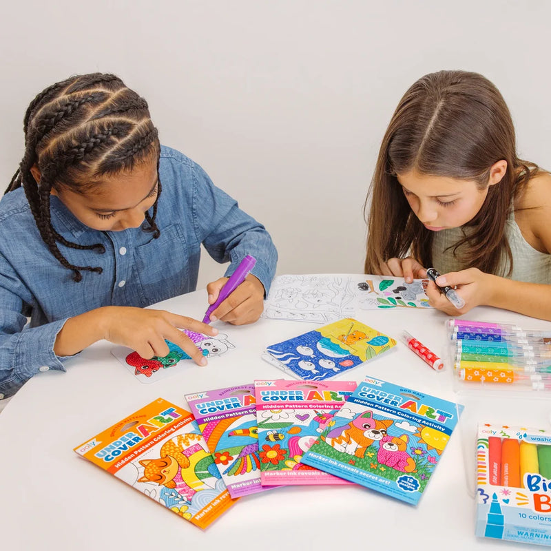 Hidden Pattern Coloring Cards – Unicorn Friends (12 Cards)