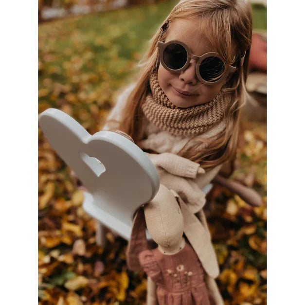 Sustainable Original Round Baby+Child Sunglasses - Burlwood