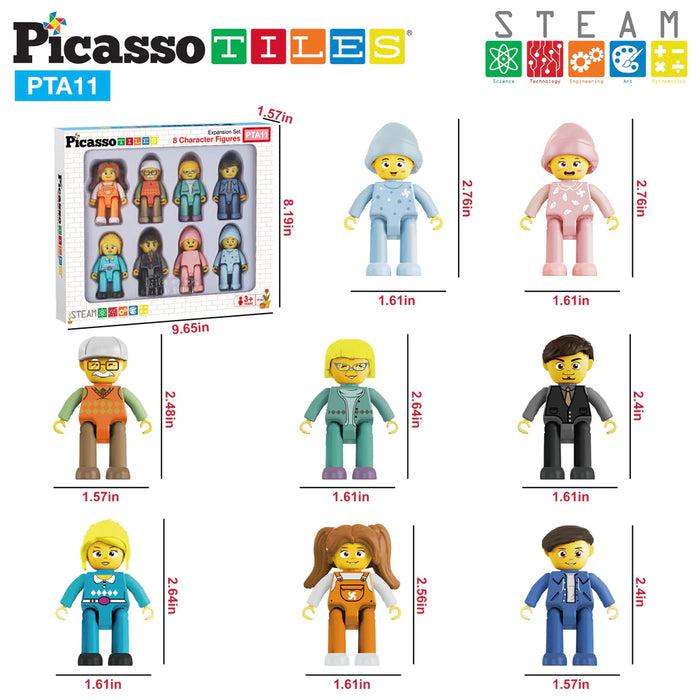 Family Character Figure Set - 8pcs