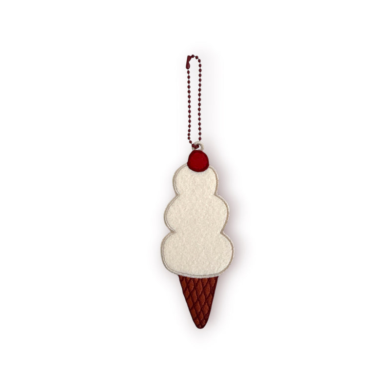 Ice Cream Charm Keychain