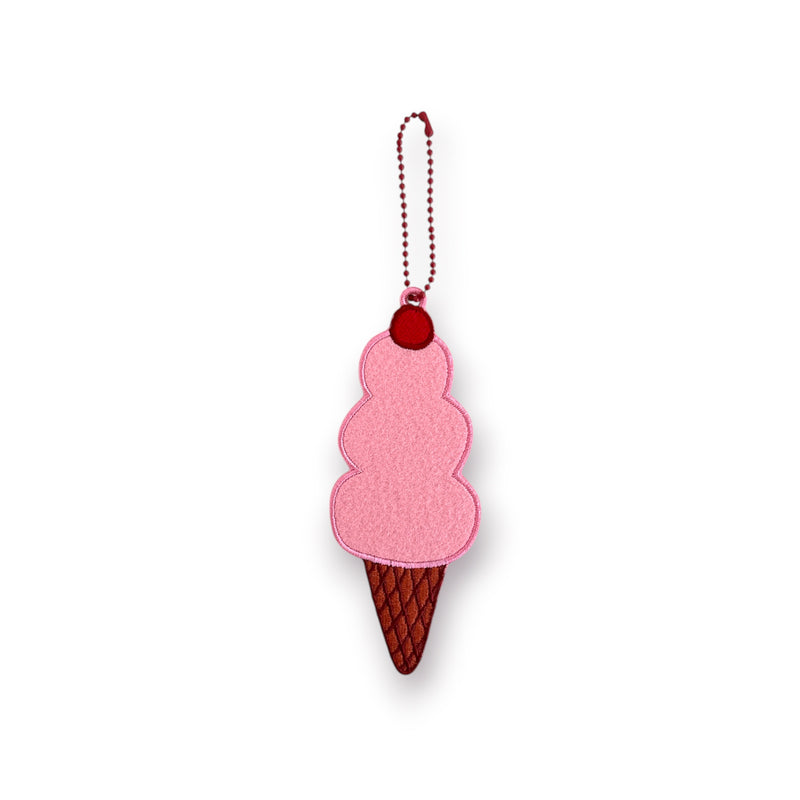Ice Cream Charm Keychain