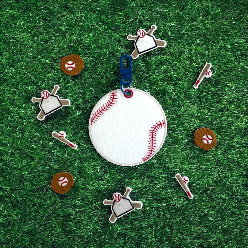 Baseball Charm Keychain